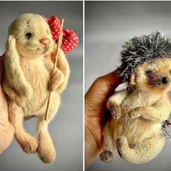 Julia Ogol - Юлия Оголь - Bunny and Hedgehog - Зайк...