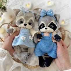 66 Snejnaya Toys - Snezhanna Nikolaeva - Raccoons