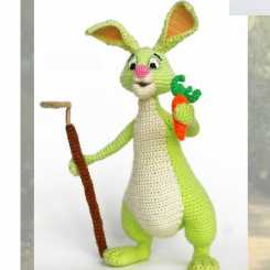 Inspired Crochet Toys - Elena Pichugina   - Abel Rabbit   - Russian