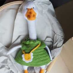 Crochet Toys Basket - Olga Lukoshkina - Dress for the Goose