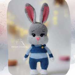 Dunyanin Amigurumisi - Bilgenur Çamtosun - Zootropolis -Sevimli Tavşan judy TR