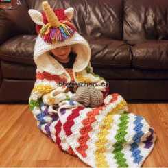 【娃衣】 Crafting Happiness - Rainbow Unicorn  Blanket独角兽包被毯子
