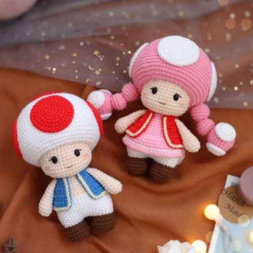Wendy Li Designs - Toad and Toadette