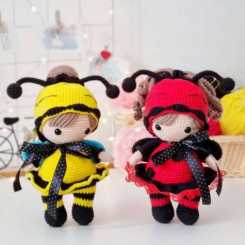 Lubava Crochet Pattern - Lyubov Kholkina - Ladybug and Spring Bee