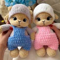 Patterns Fly  Teddy knitted - Easy crochet Love - Darya  Daria Kiseleva - К...