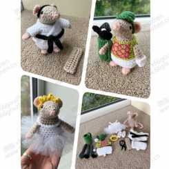 LauLovesCrochet - Laura Loves Crochet - Laura Sutcliffe - Sports Mousefits - Gol