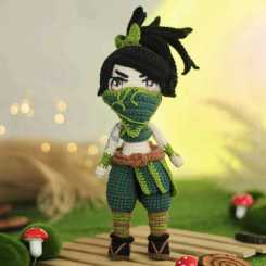 Amigurumis da Vit - Vitória Ferreira - Akali