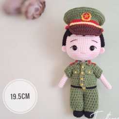 Tuoidt Crochet VN - Duong Thi Tuoi - Policeman Doll