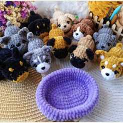 Vutvoryashka Toys - Lina  Halyna Skliar - Tiny Puppies   Bed Tutorial