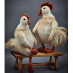 66 Chicken and Rooster - Yulia Ogol