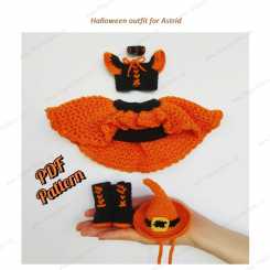 CrochetPatternWorld - Halloween Outfit for Astrid▪︎English