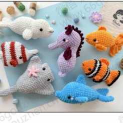 RNata - Natalia Ruzanova - Baby Plush Sea Animals