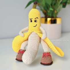 A pinch of cotton - Soft Toy For Joy - Beata Kuchnia - Naughty Banana