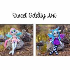 Sweet Oddity Art - Carolyne Brodie - Alette and Aine the Fairy