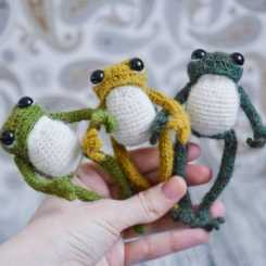 Crocheted Toad by Claire Garland