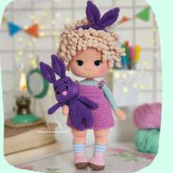 Dünyanın Amigurumisi - Bilgenur Çamtosun - Claudia Doll - Rabbit Lily