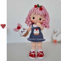 Kartanesi Amigurumi - Çiğdem Erdoğan - Lulu Cupcake Girl Doll