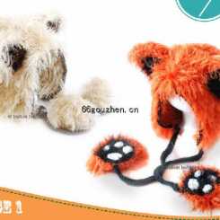 【帽子】 Ira Rott Designs -   Furry Fox Cat Bonnet狐狸猫帽子 英文
