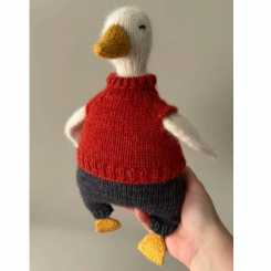 Goose and  Sweater and Pants by Luba Andrushchenko - MayLilyKnitting