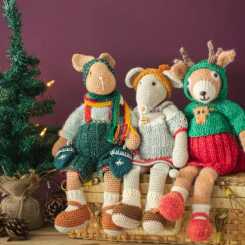 Jacquelien Twijnstra - Rabbit, Deer and Mouse Christmas Wardrobe 棒针服饰