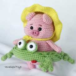 Venelopa toys - Piglet with swim ring Frog_unlocked