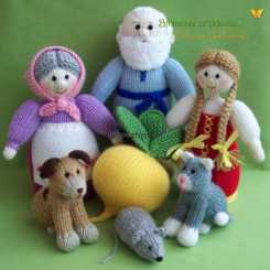 【套装】  Chicken Ryaba - Zabelina Svetlana  棒针娃娃  俄文