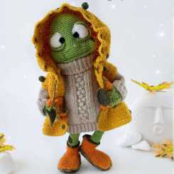 Svetlana Toys Shop - Svetlana Malyarik - Mr. Sniffle Funny Frog - Russian