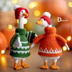 Dorogina Toys - Knitted World by Elena - Elena Dorogina - Geese