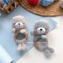 Fairy Toys by Inna Chi  - Seal baby rattle