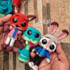 AmiguRar - Arquimedes Florencio - Zootopia Judy Hopps, Nick Wilde, Gary de Snake