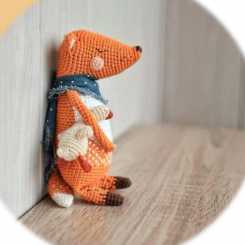 Straw Animals - Julia  Juliya Ustimenko - Fox and goose