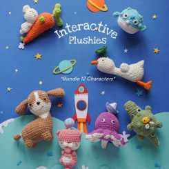 Aquariwool -   Interactive plushies-Bundle 12 Characters