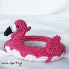 Venelopa Toys - Svetlana Udalchikova - Piglet with Swim ring Flamingo