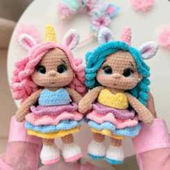 Parkaeva HM  Easy Crochet Love - Anastasia Parkaeva - Unicorn Doll