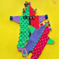 Hobbii Design - Katie Jones - Monster Romper - Halloween Pramsuit