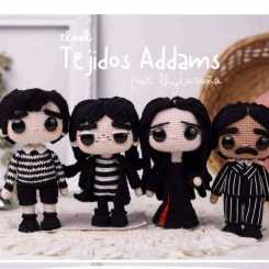 Laranha Handmade - Lhyla Tirado Tacilla - Ebook Addams Wednesday, Pugsley, Morti