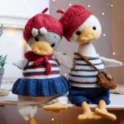 Polushka Bunny Knit - Maria Ermolova - Martin and Greta goose