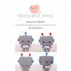 Storyland Amis - Holly Faith Salzman - Cuddle-Sized Beep and Boop the Robot Twin