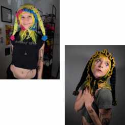 Vandal Yarnz - Vickie Vandal - Slouchy Jester Hat