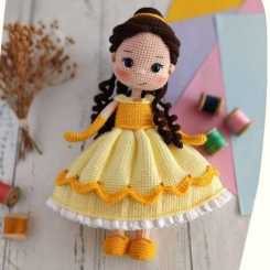 Dünyanın Amigurumisi - Bilgenur Çamtosun - Princess Belle