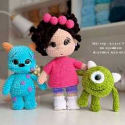 Parkaeva HM -Easy Crochet Love - Anastasia Parkaeva - Monster Friends-Russian