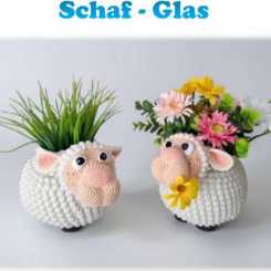 Wunderlichs Kreativchaos - Janine Wunderlich - Schaf Glas - Sheep Glass