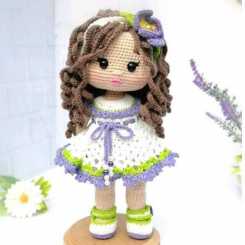 Lyubov Goncharova   - Dress for Natasha - A set of clothes called Violet 娃衣