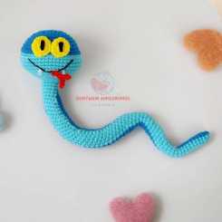 Dunyanin Amigurumisi - Bilgenur Çamtosun - Zootropolis - Sevimli Yılan TR 1