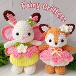 Crocheted Valley - Cr00chetARTshop - Yugen - Fairy Critters