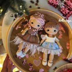 Dolls Toys BabyBoxs -   Ballerina Assol 棒针娃衣