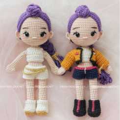 Green Frog Crochet -   Kpop Demon Hunter -Rumi