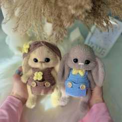 Lesya Toys Baby  - Fluffy bunny - Russian