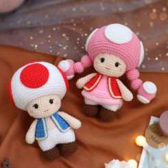 Wendy Li Designs - Toad and Toadette