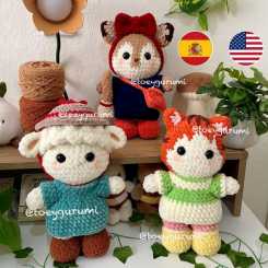Toeygurumi - Sylvanian Ghibli - Ternurin Ghibli - Spanish